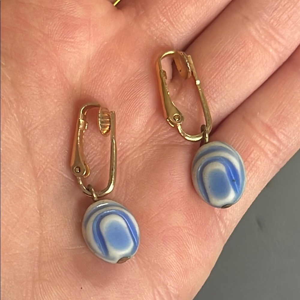 Vintage clip on earrings